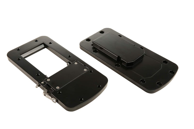 MotorGuide 8M0092064 Xi Series Quick-Release Mounting Bracket Kit for Trolling Motors â€” Aluminum â€” Black - Image 1